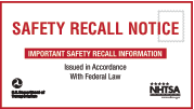 Safety Recall Notice